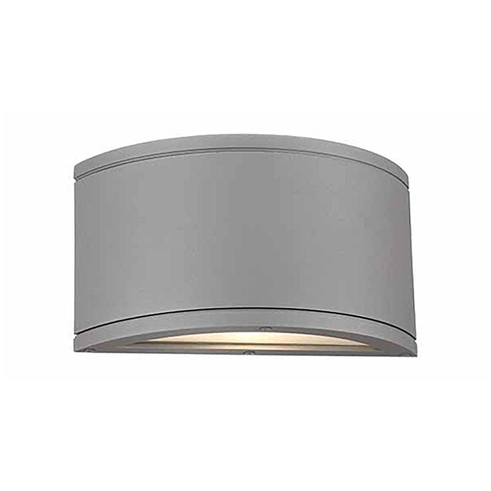 Tuble Horizontal Outdoor LED Wall Light in Graphite (1-Light).