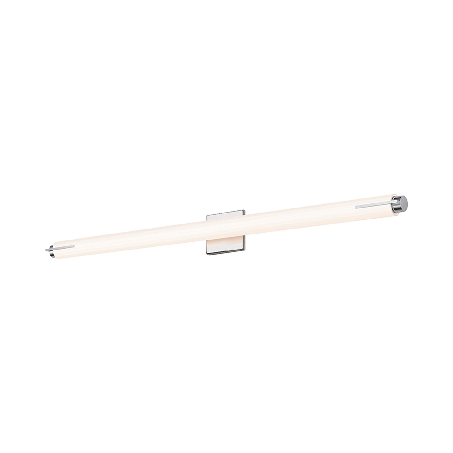 Tubo Slim LED Bath Bar in X-Large/Polished Chrome/Spine Trim.