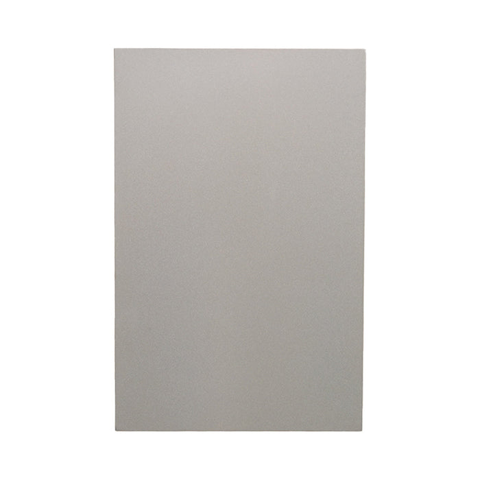 Fortis LED Wall Light in Rectangle/Satin Pewter.