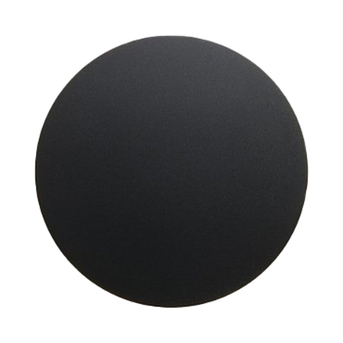 Fortis LED Wall Light in Round/Black.