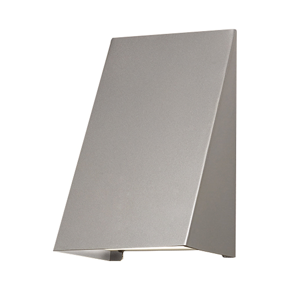 Fortis Outdoor LED Wall Light in Satin Pewter.