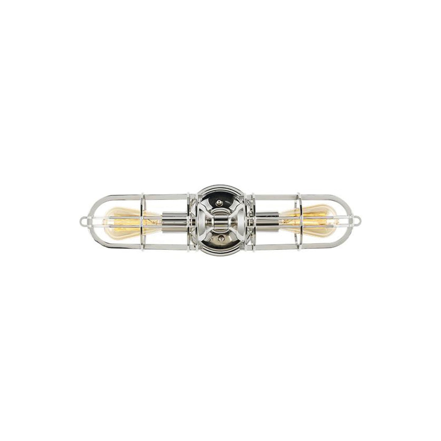 Urban Renewal Bath Vanity Light in Polished Nickel.