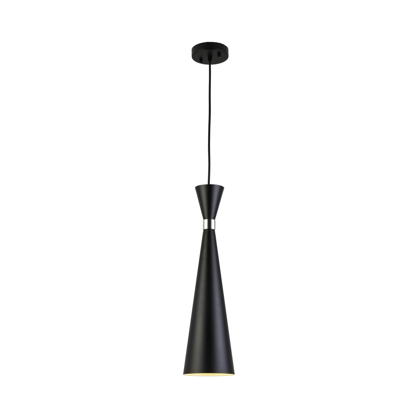 P1422 Pendant Light in Chrome/Black.