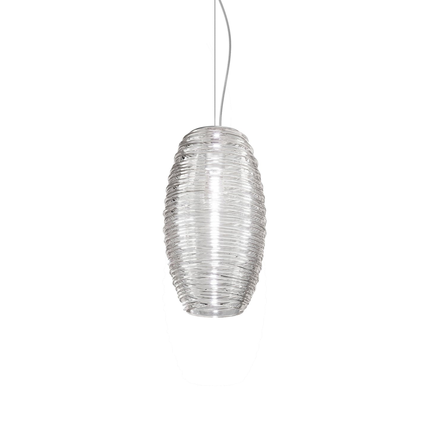 Damasco Pendant Light in Crystal Crystal (8-Inch).