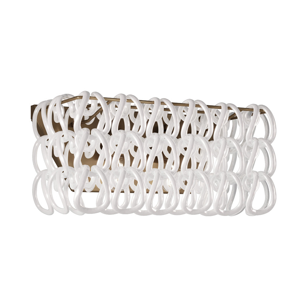 Giogali Wall Light in Matt Bronze/White (2-Light).