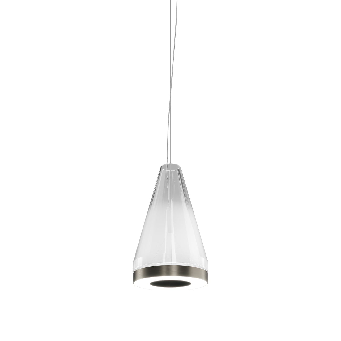 Medea SP 3 LED Pendant Light in White Shaded.