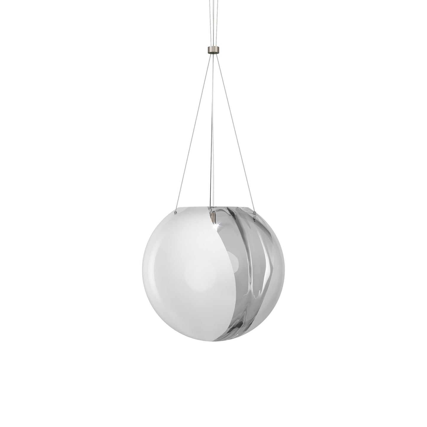 Poc Pendant Light in Satin Nickel(Large).