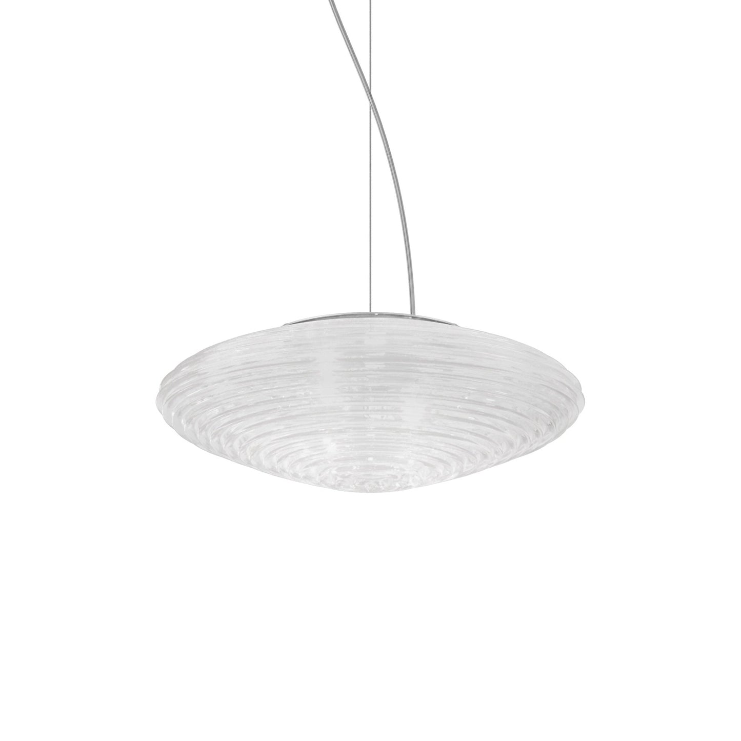 Spirit Pendant Light in White Glossy (18-Inch).
