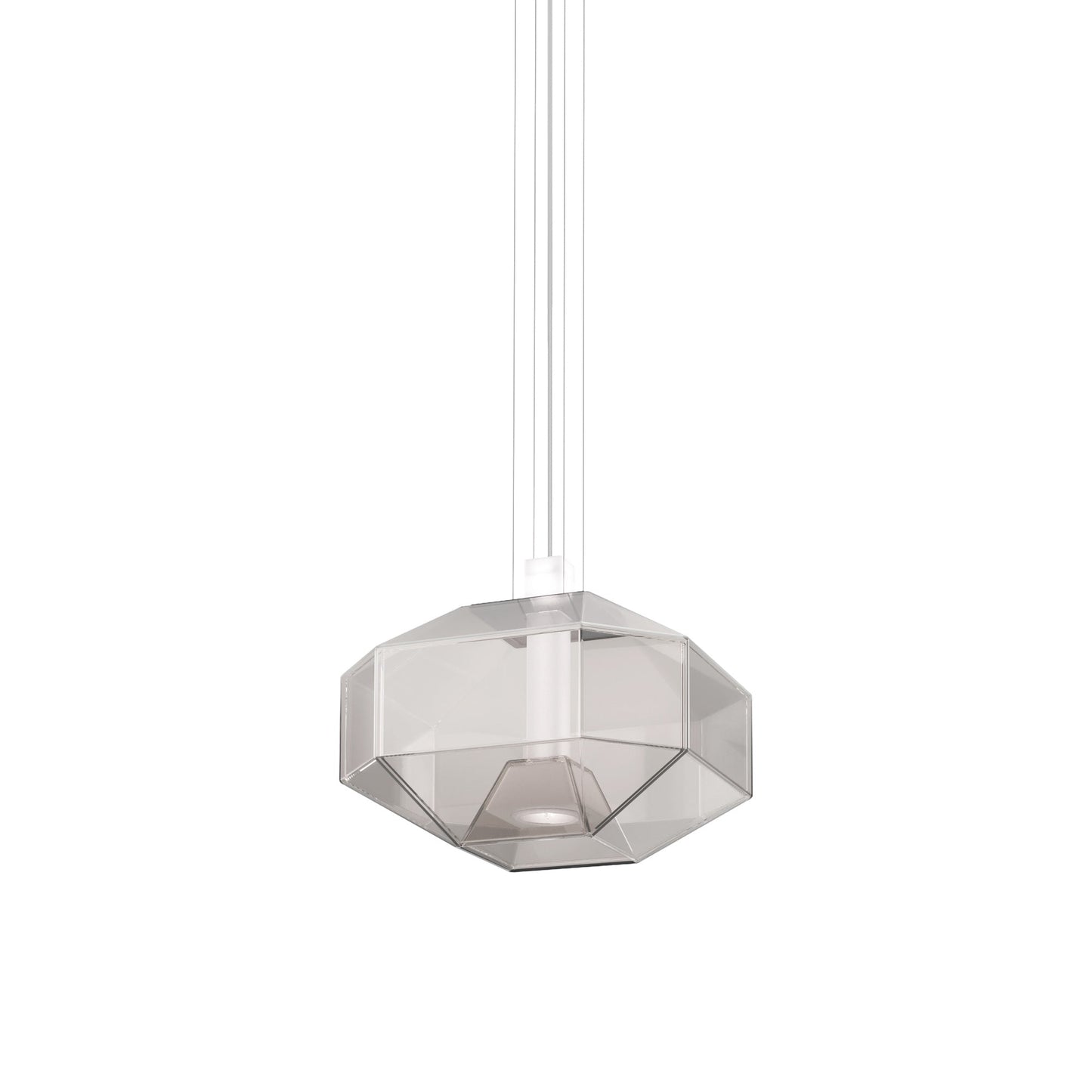 Stone Pendant Light in Smoky White.