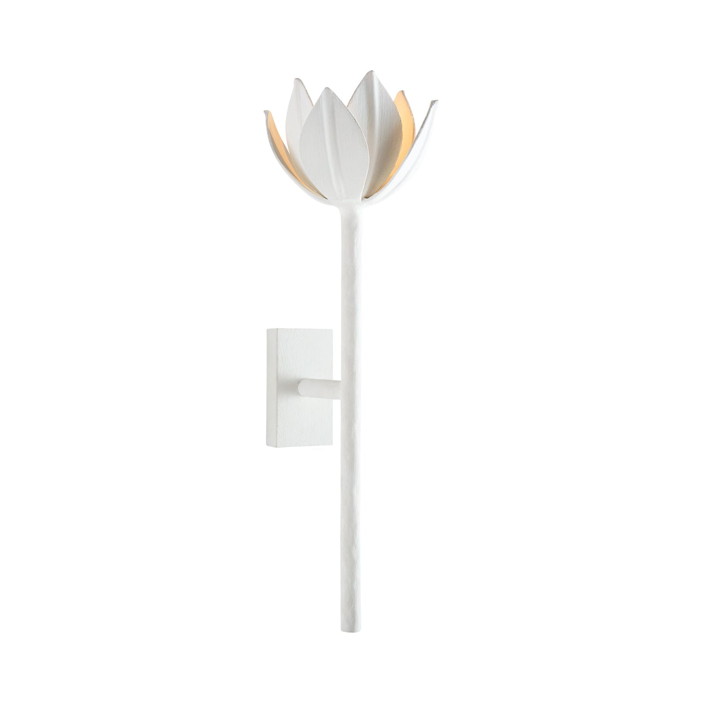 Alberto Wall Light in Plaster White (Medium).