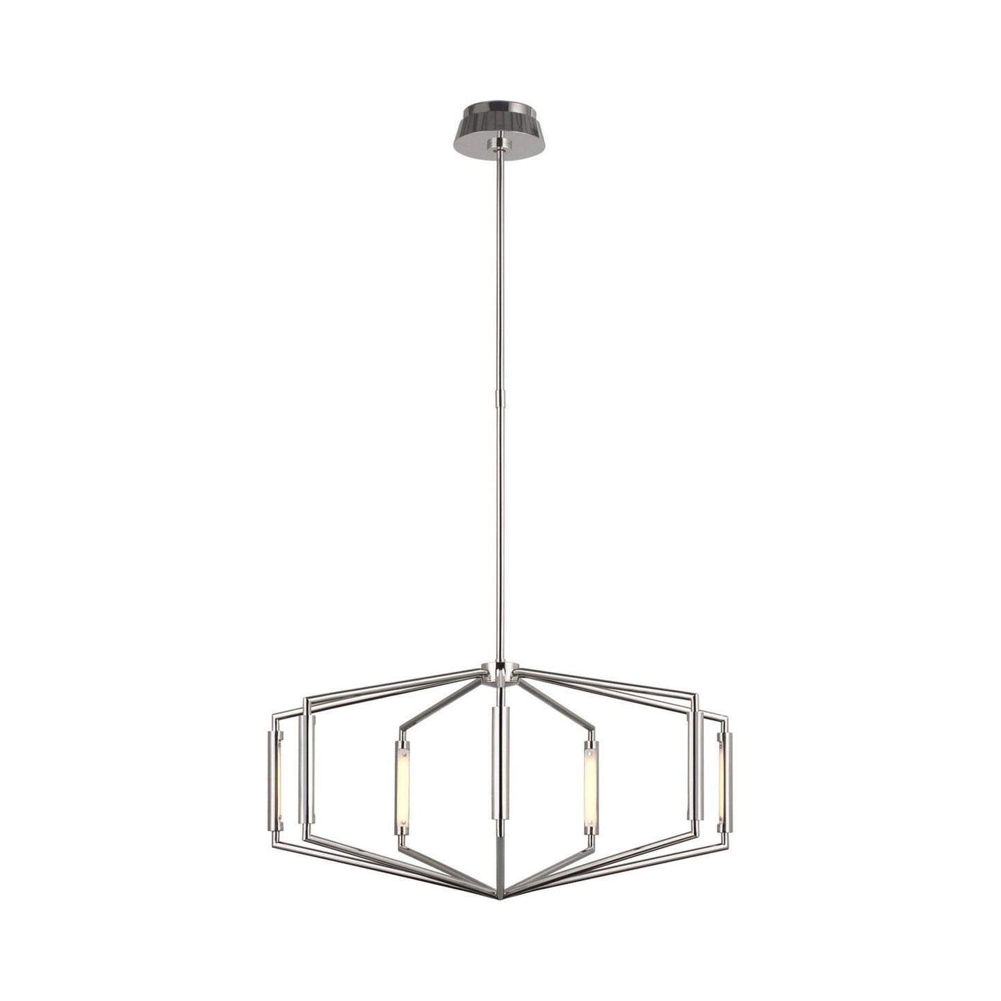 Appareil LED Chandelier in Polished Nickel (Small).