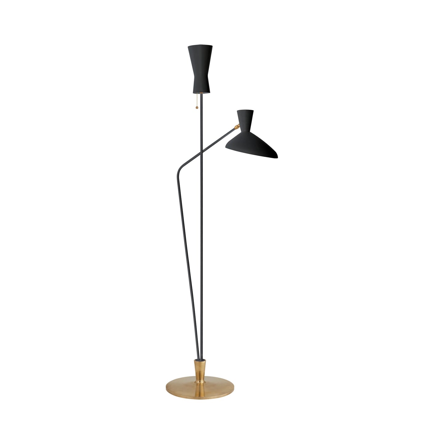 Austen Floor Lamp in Matte Black.