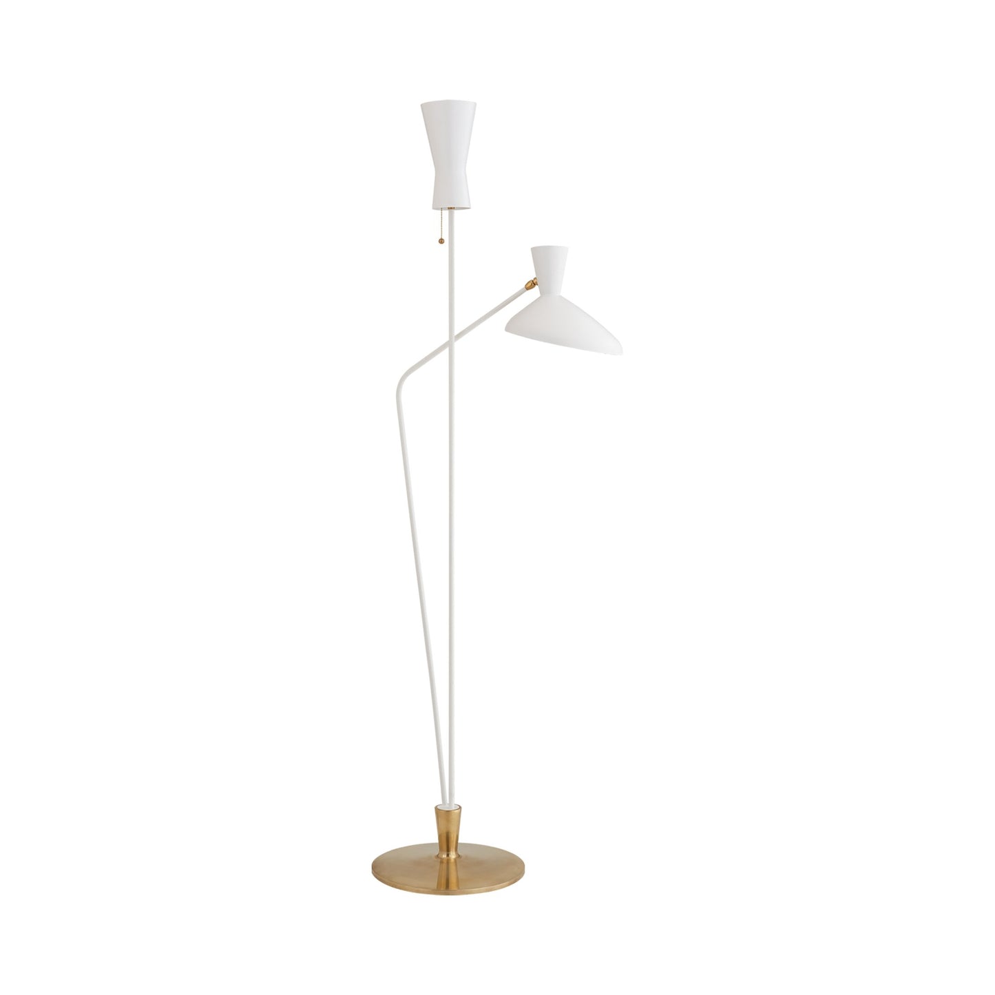 Austen Floor Lamp in Matte White.