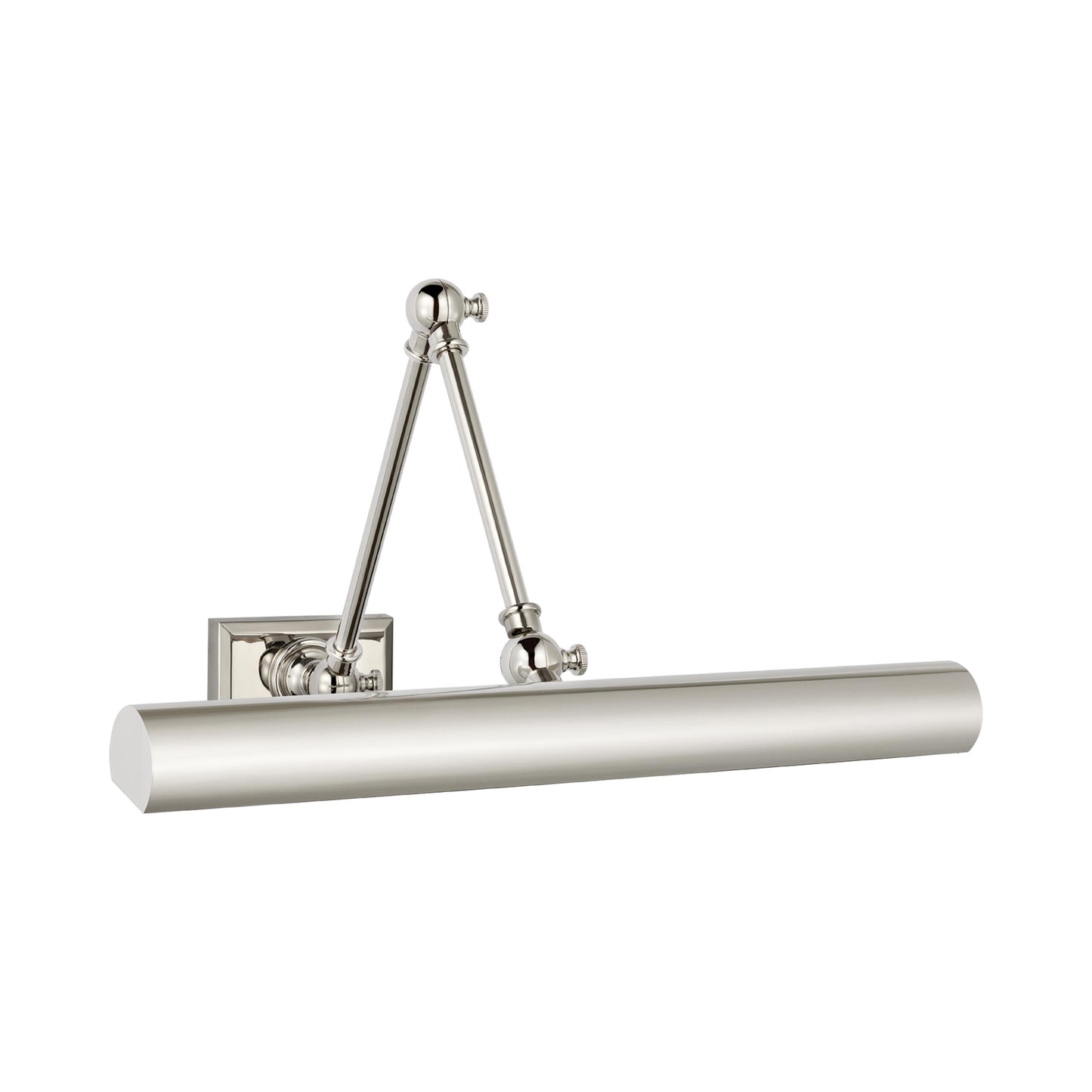Cabinet Maker LED Picture Light in Polished Nickel (Large).