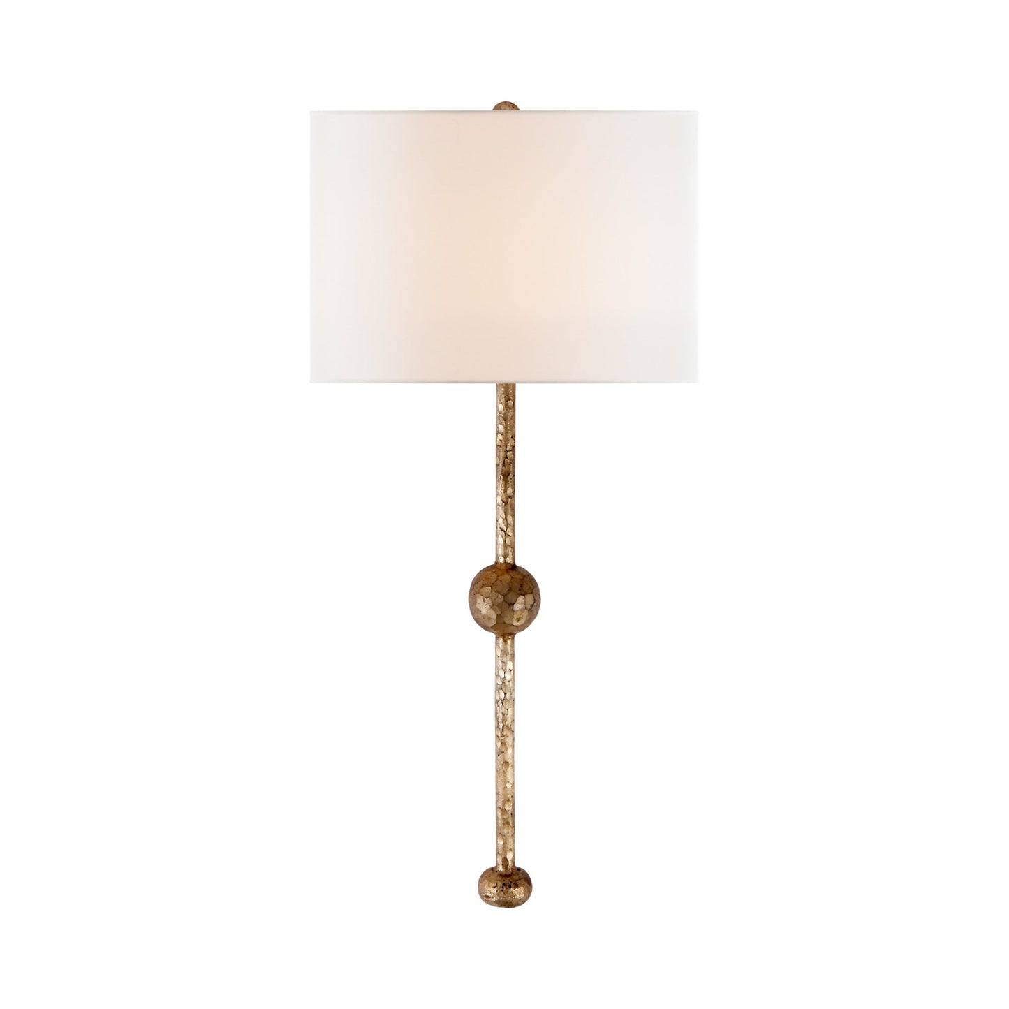 Carey Rail Wall Light in Gilded Iron.