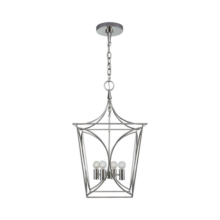Cavanagh Pendant Light in Polished Nickel (Small).