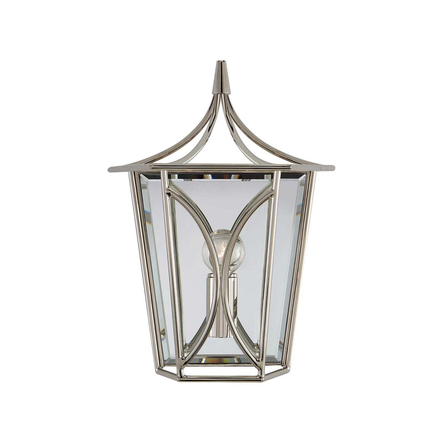 Cavanagh Wall Light in Polished Nickel (Mini).