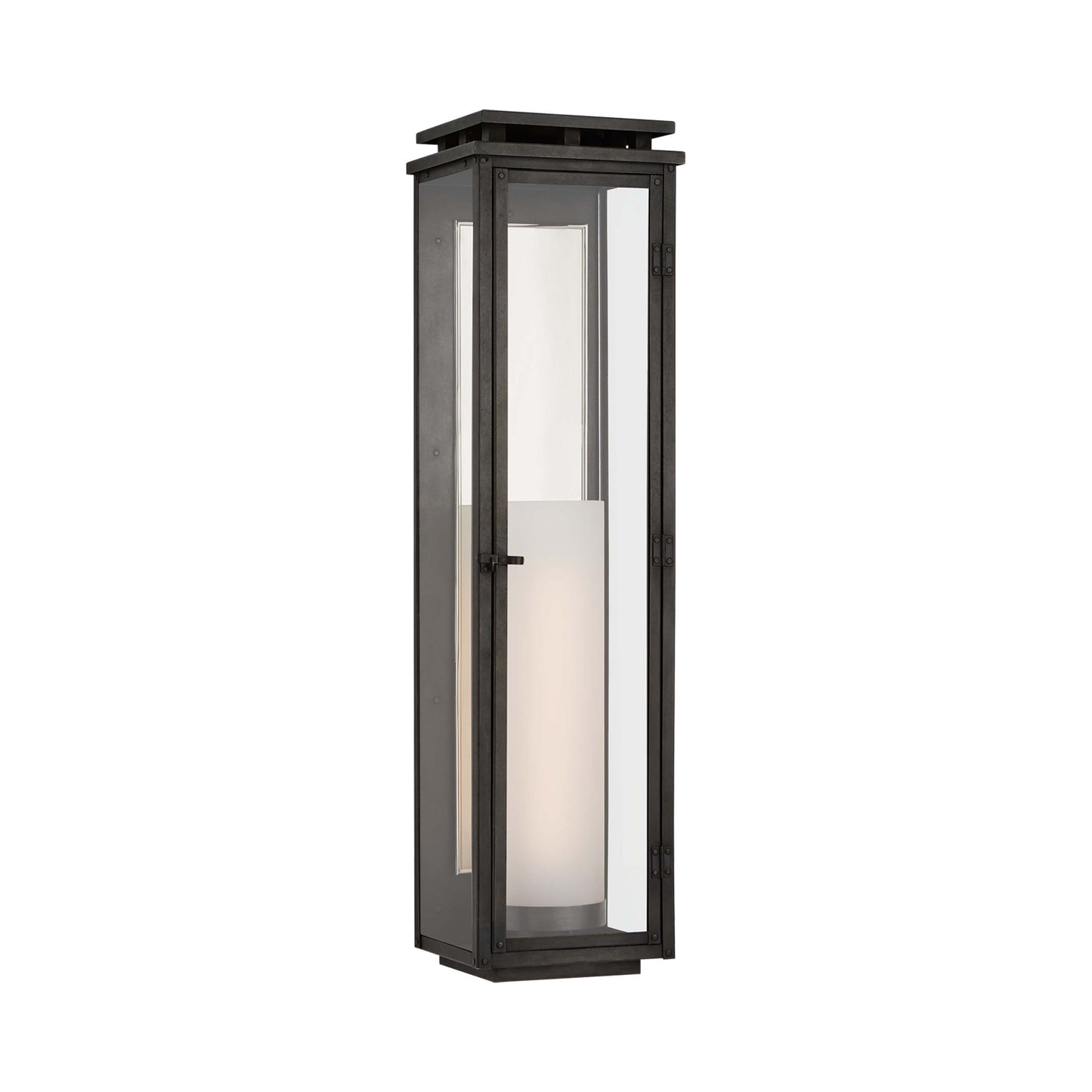 Cheshire Outdoor Wall Light in Antique Nickel (Tall).