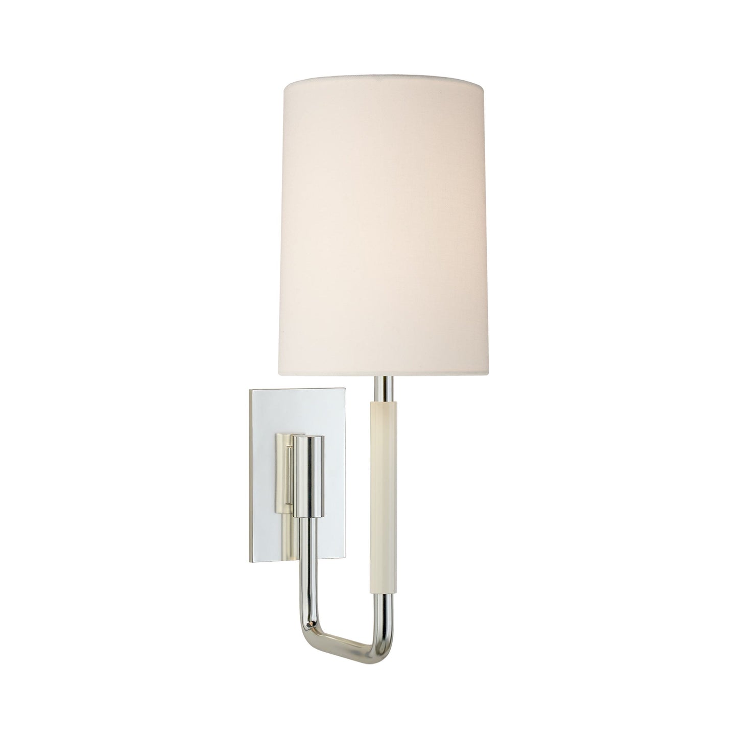 Clout Wall Light in Soft Silver.