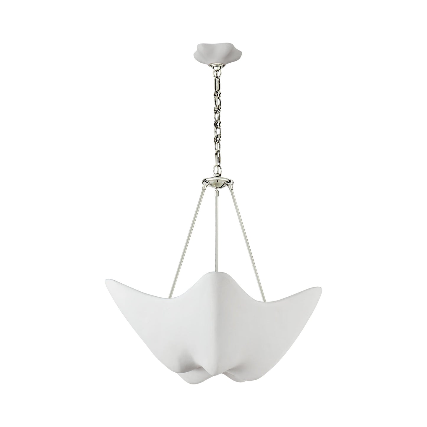 Cosima Chandelier in Polished Nickel (Medium).