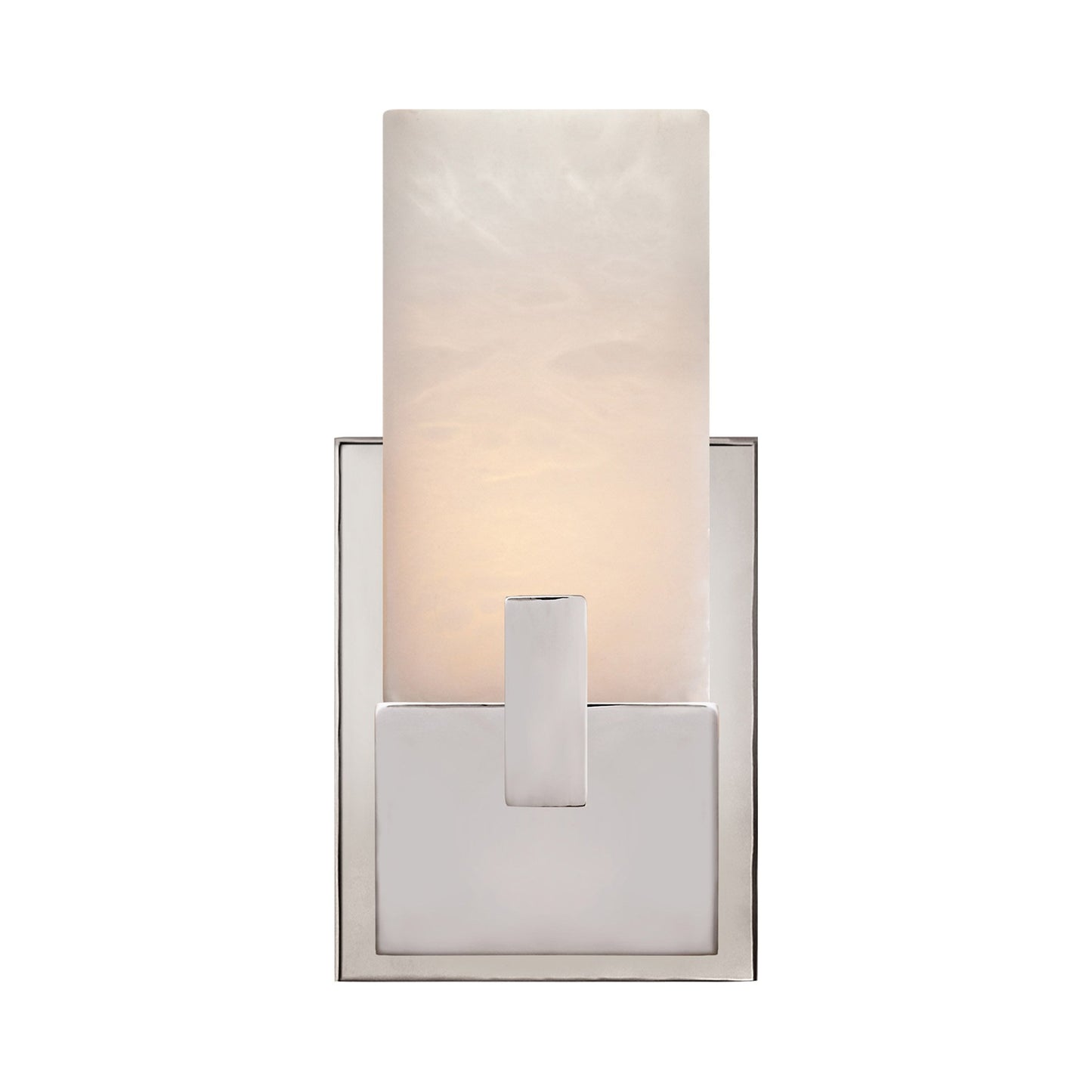 Covet LED Bath Wall Light in Short/Polished Nickel.