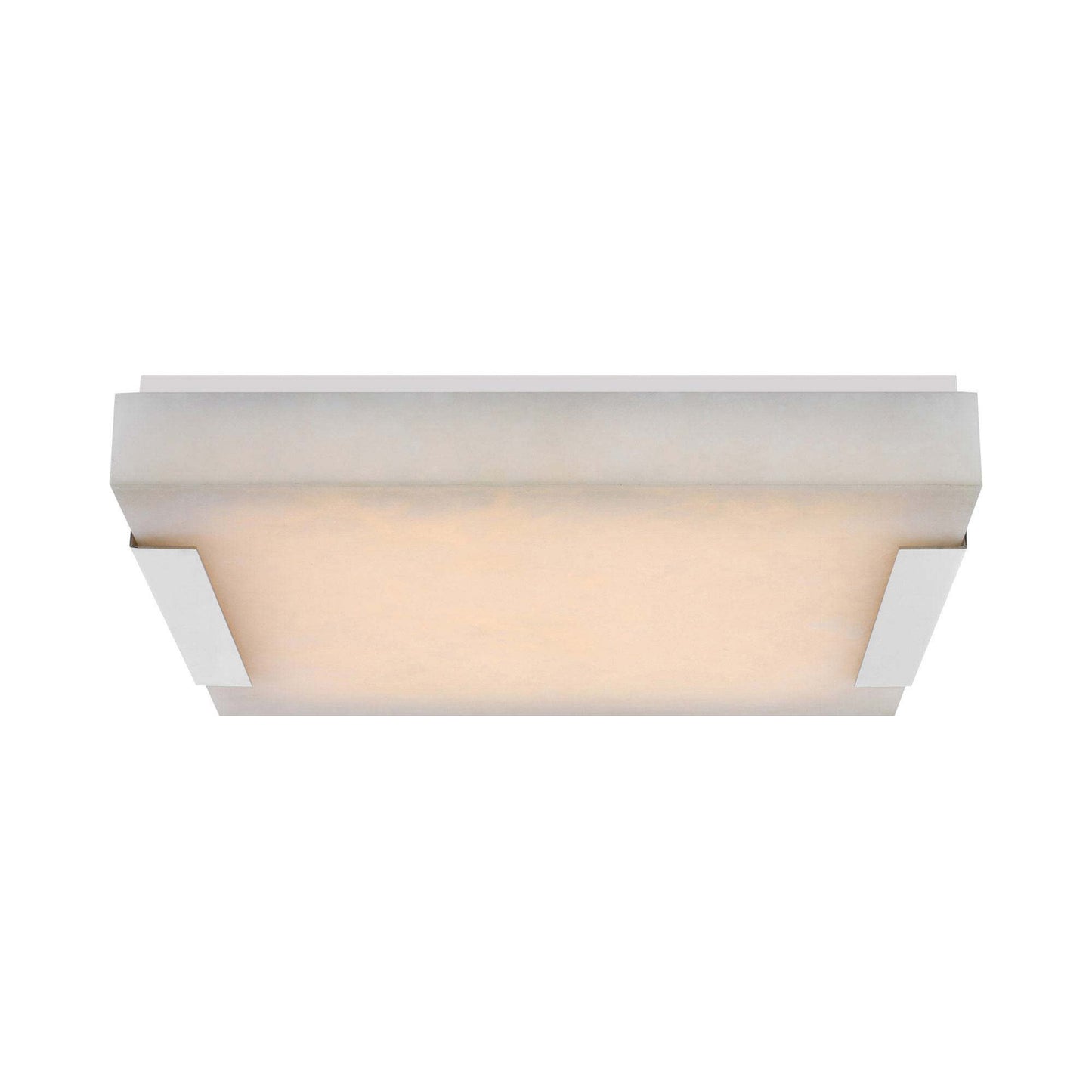 Covet LED Flush Mount Ceiling Light in Polished Nickel (Large).