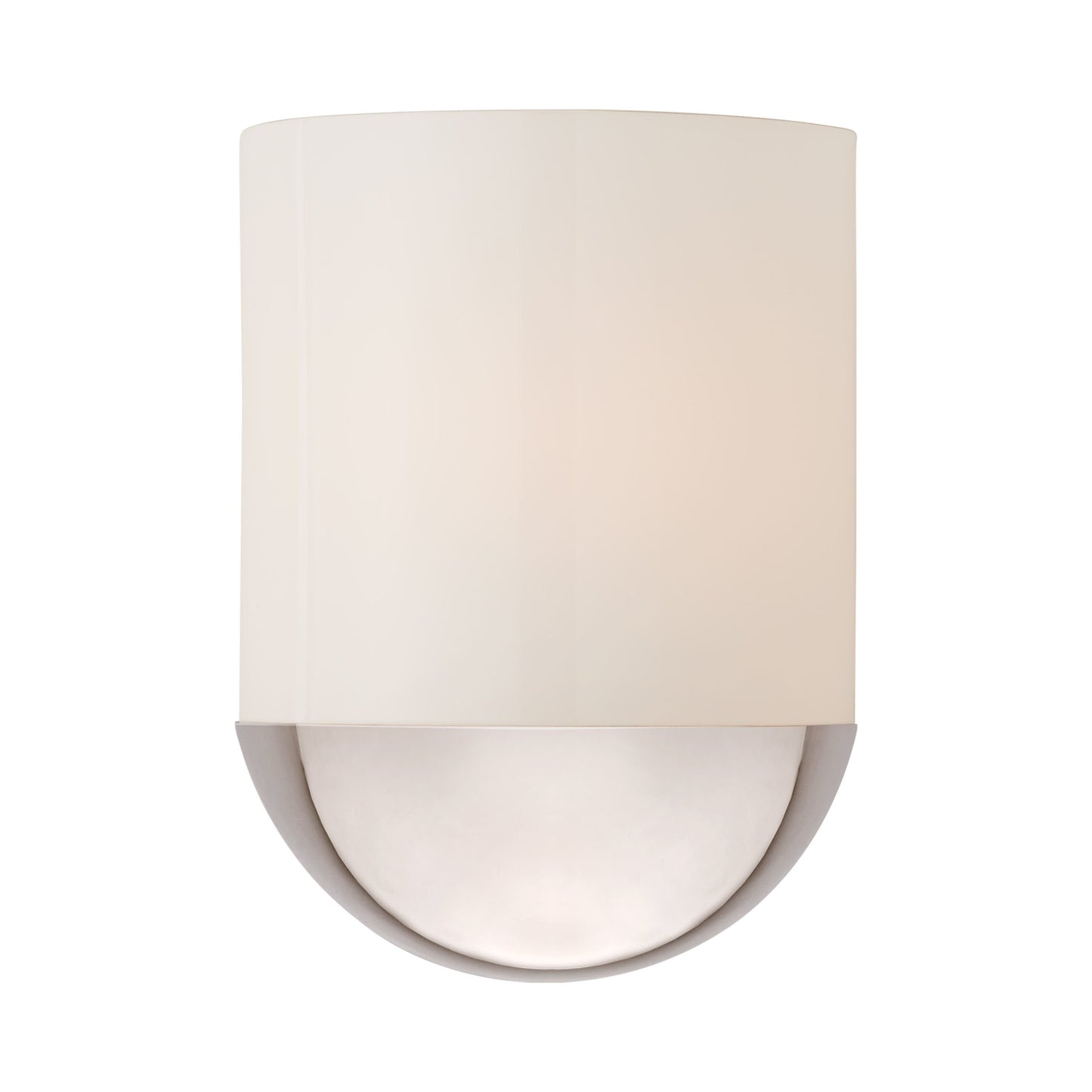 Crescent Wall Light in Polished Nickel.