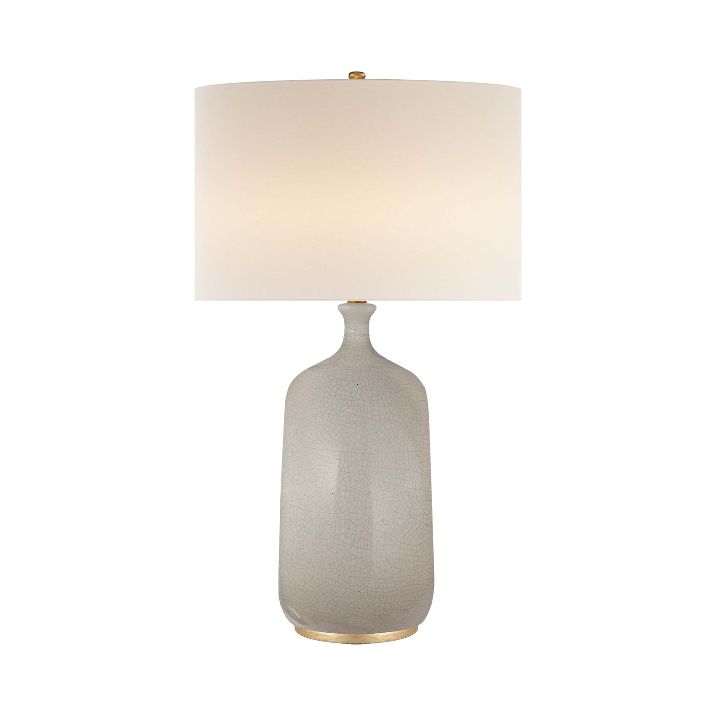Culloden Table Lamp in Bone Craquelure.