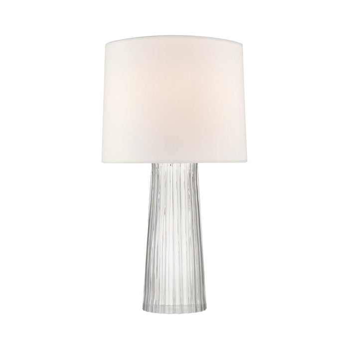 Danube Table Lamp in Clear Glass.