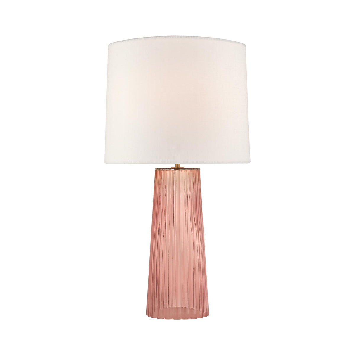Danube Table Lamp in Rosewater.