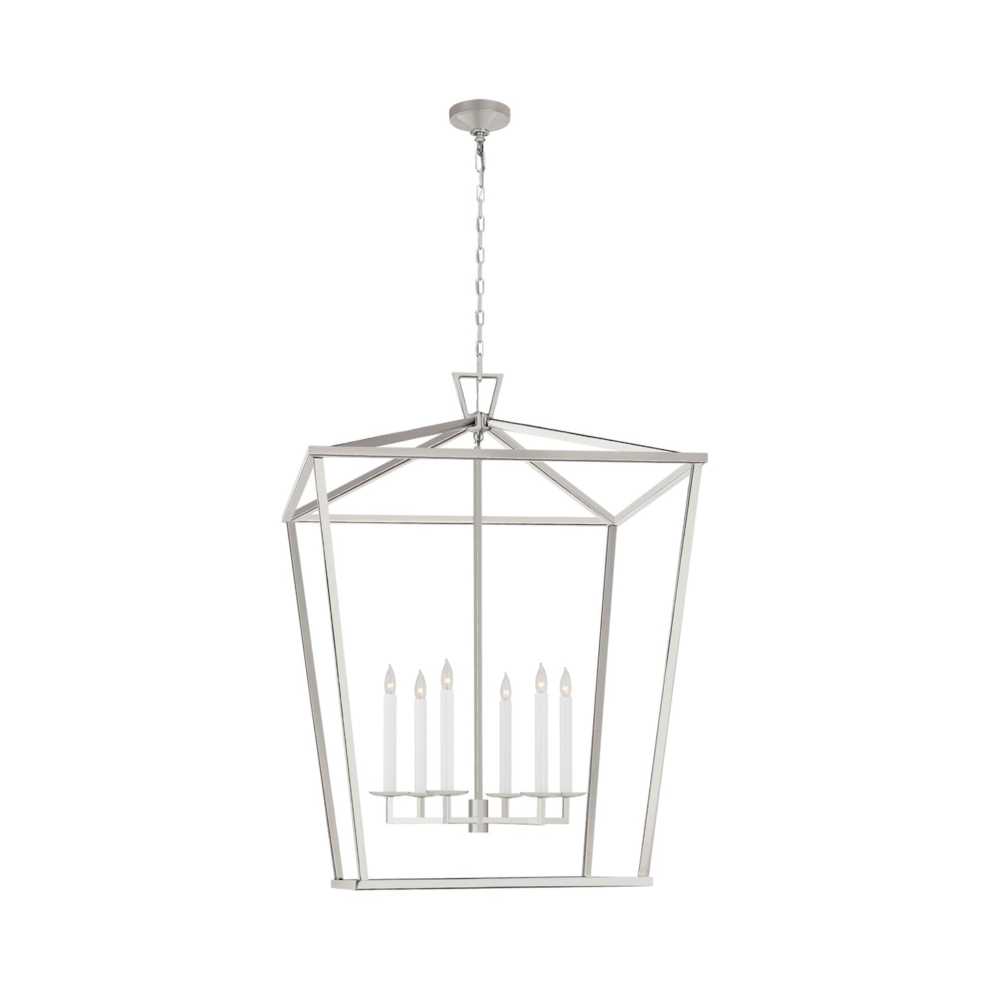 Darlana Pendant Light in Polished Nickel/No Option (XX-Large).