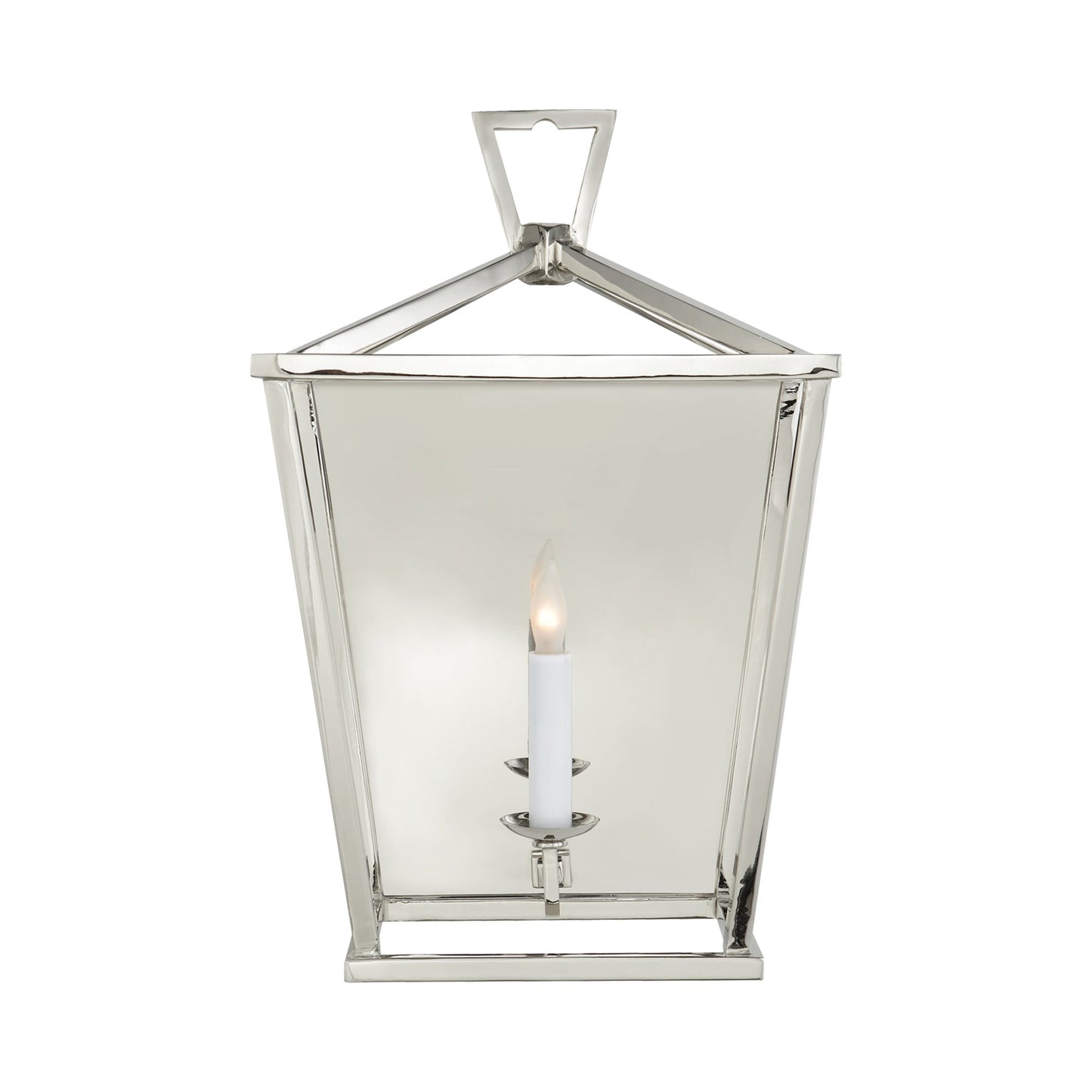 Darlana Wall Light in Polished Nickel.