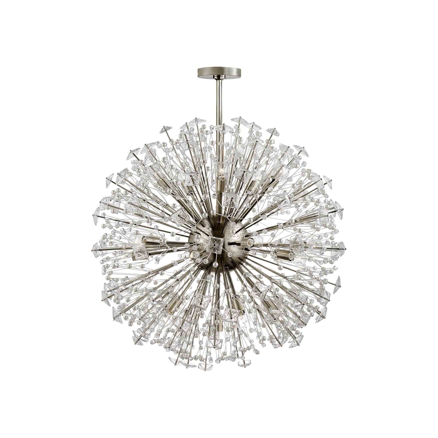 Dickinson Chandelier in Polished Nickel (Large).