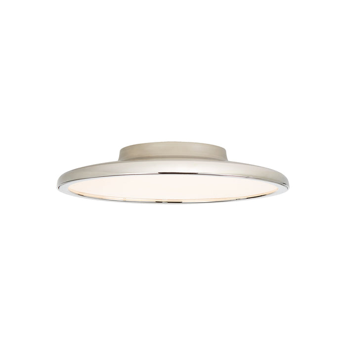 Dot LED Flush Mount Ceiling Light in Polished Nickel (Small).