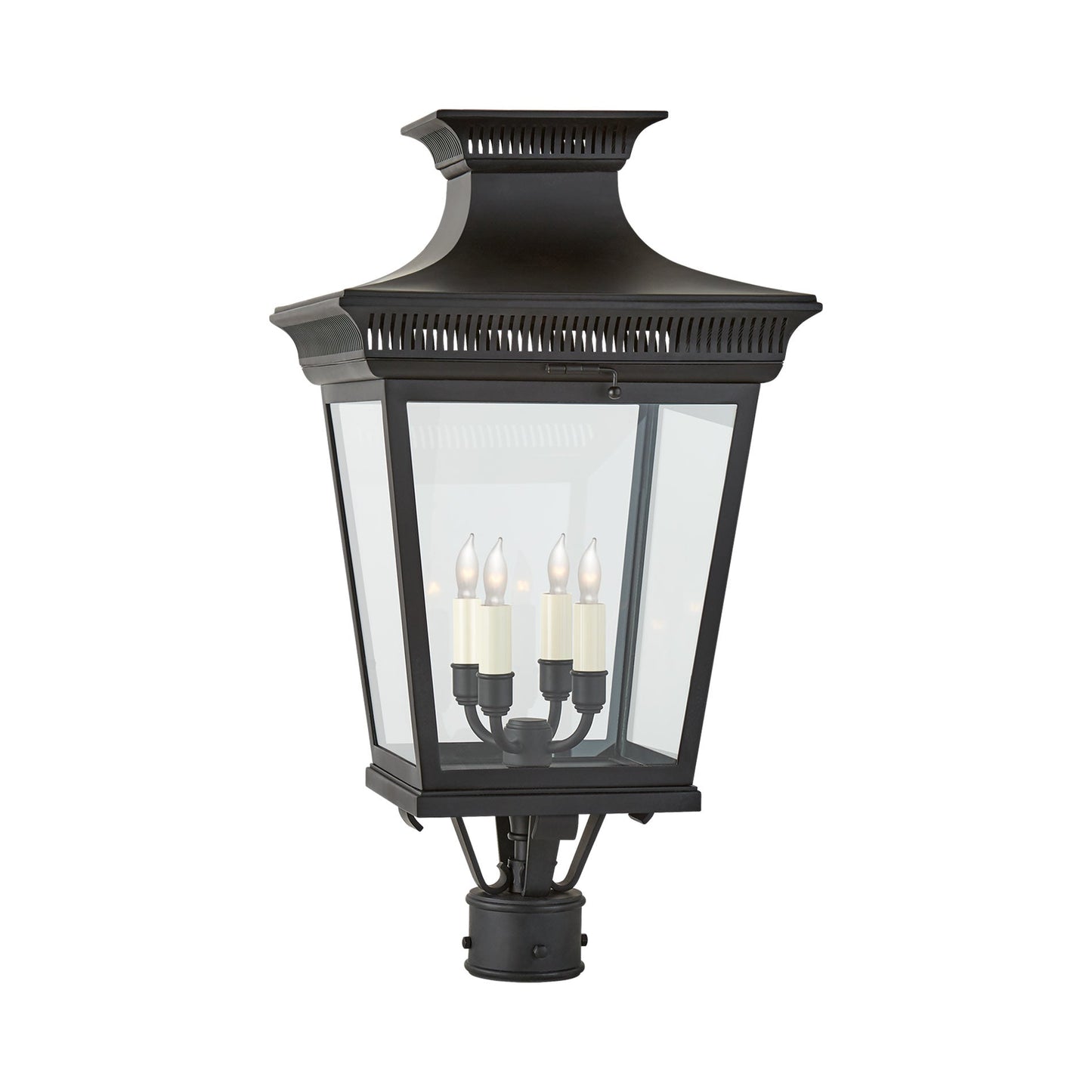 Elsinore Outdoor Post Light in Black.