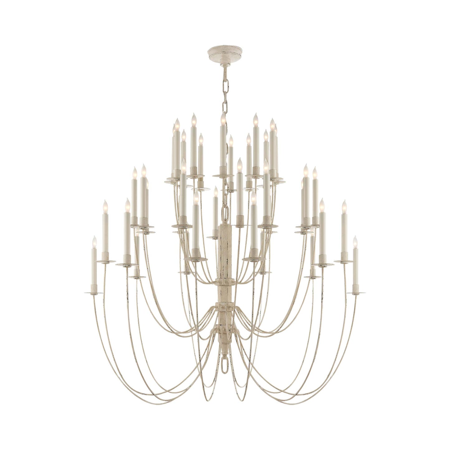 Erika Chandelier in 3-Tier/Belgian White.