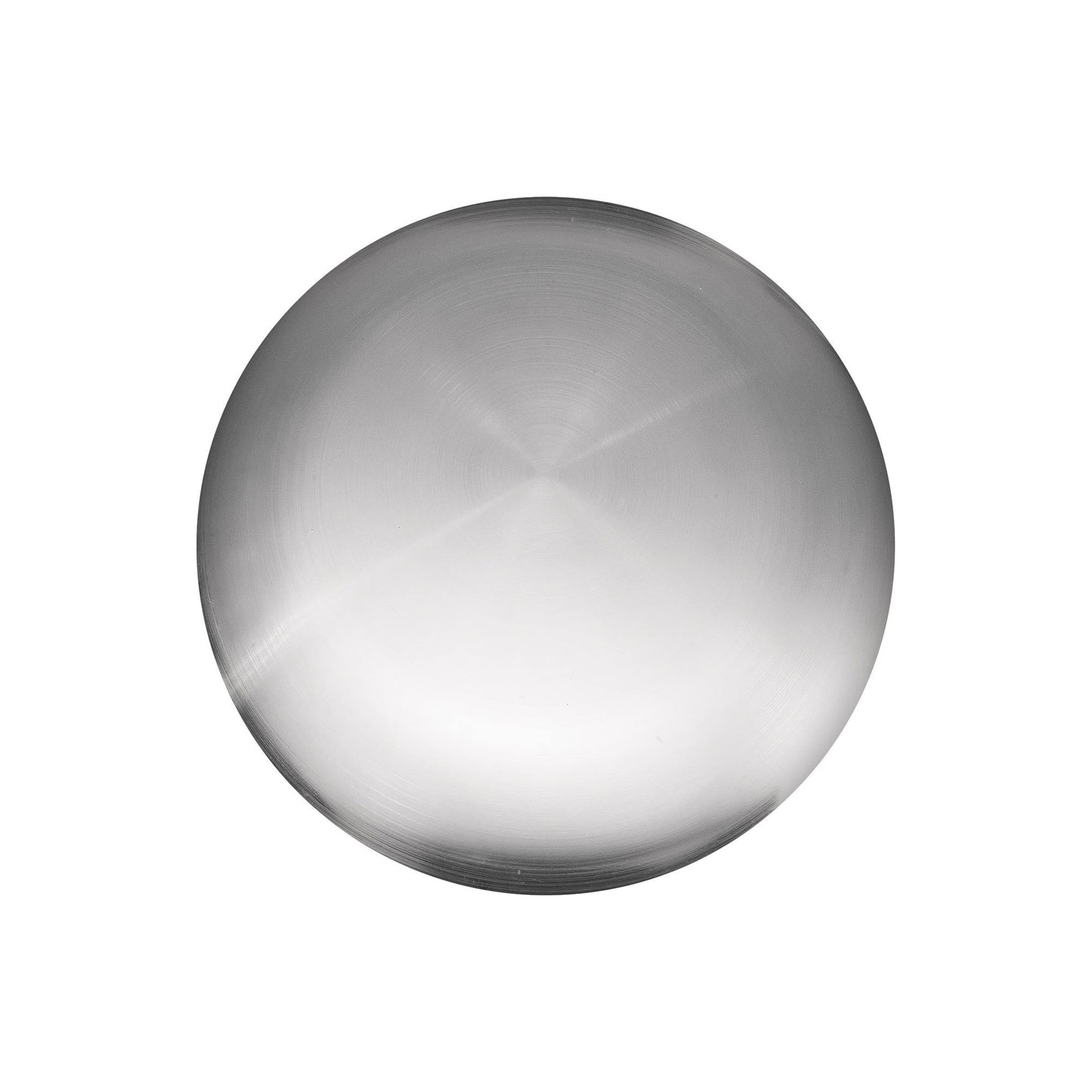 Minimalist Blanking Plate in Brushed Steel.
