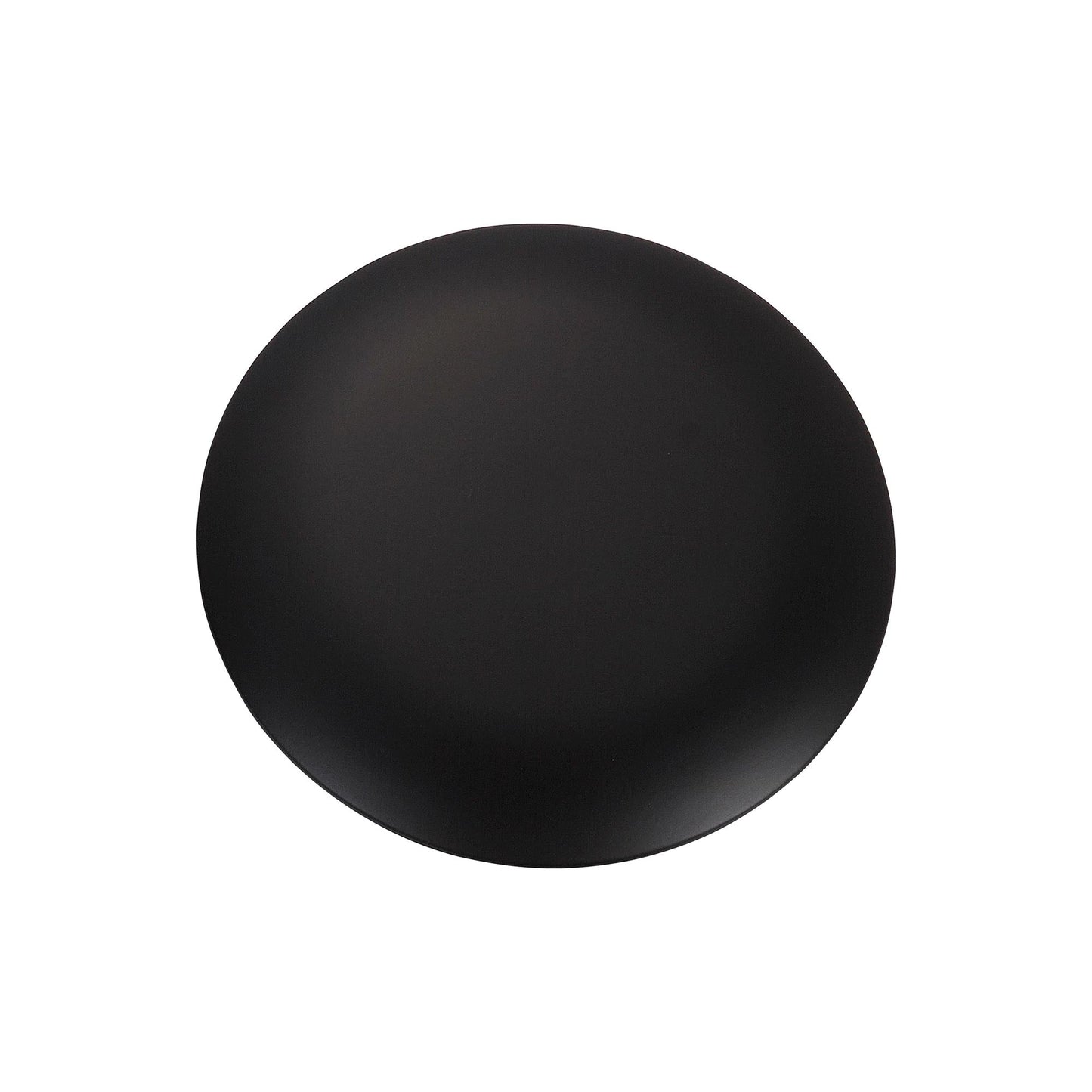 Minimalist Blanking Plate in Matte Black.