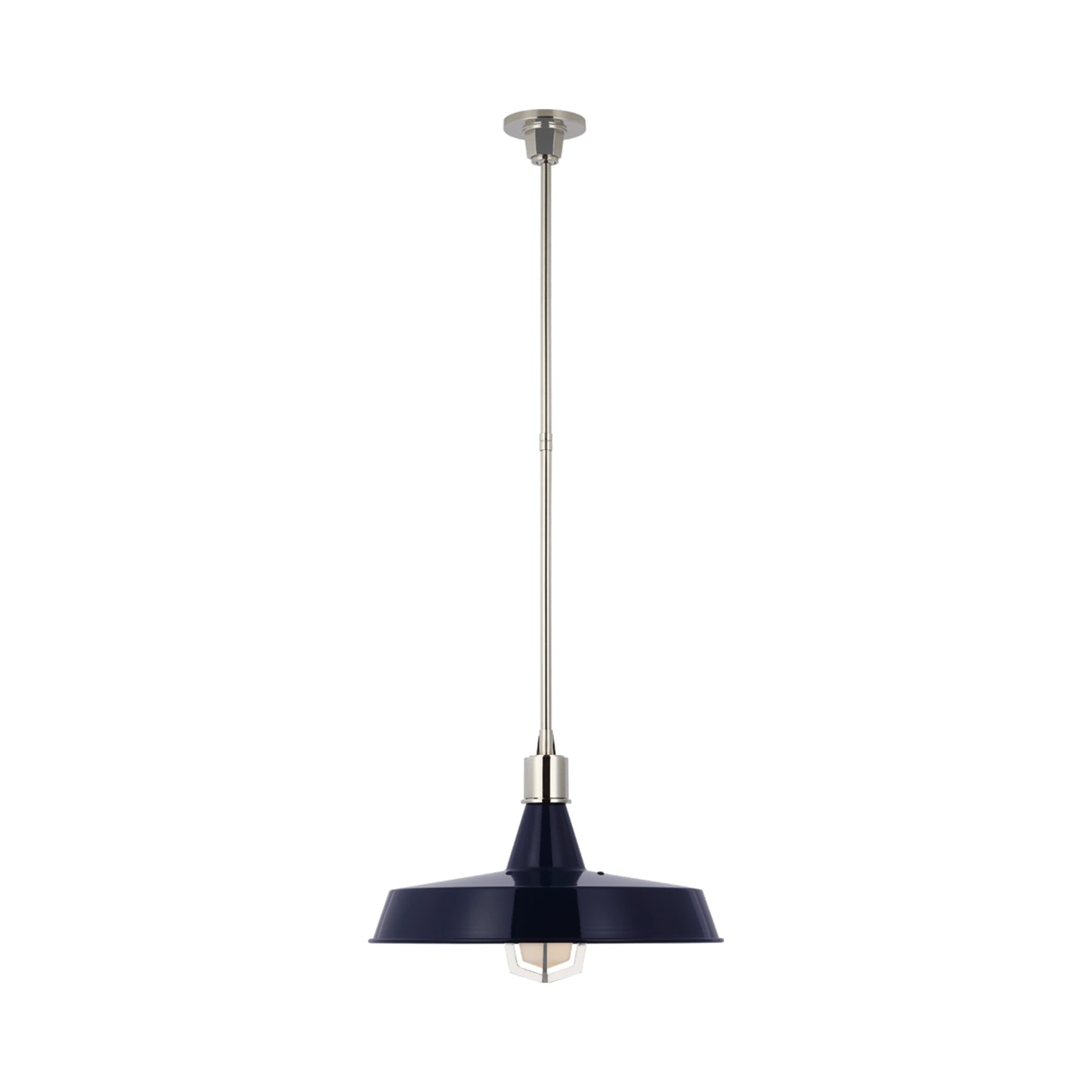 Fitz LED Pendant Light in Polished Nickel (X-Large).