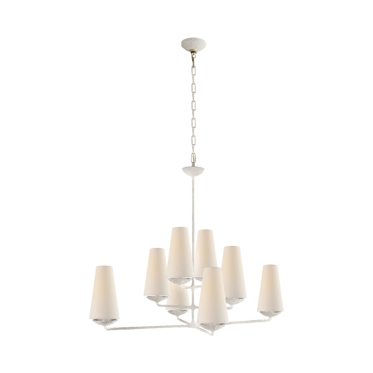 Fontaine Chandelier in Plaster White.