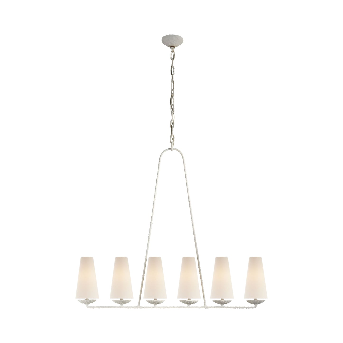 Fontaine Linear Chandelier in Plaster.
