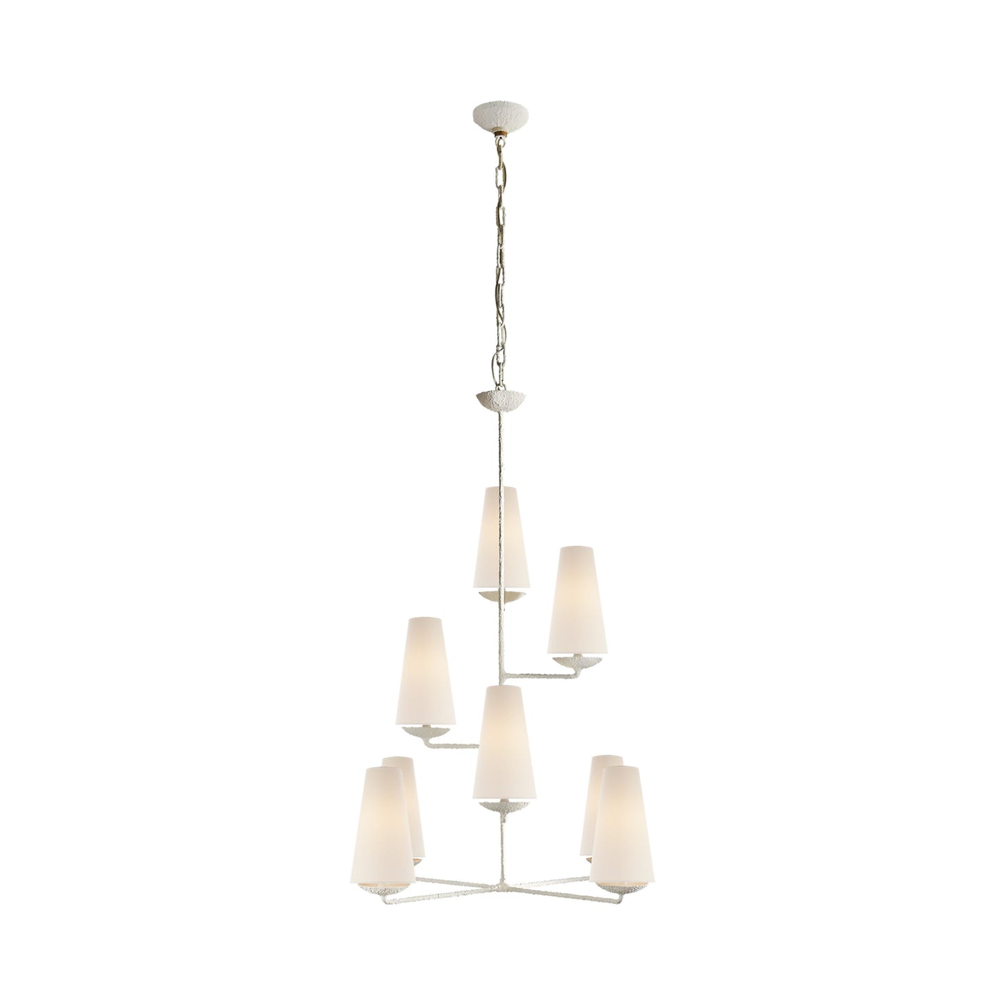 Fontaine Vertical Chandelier in Plaster.