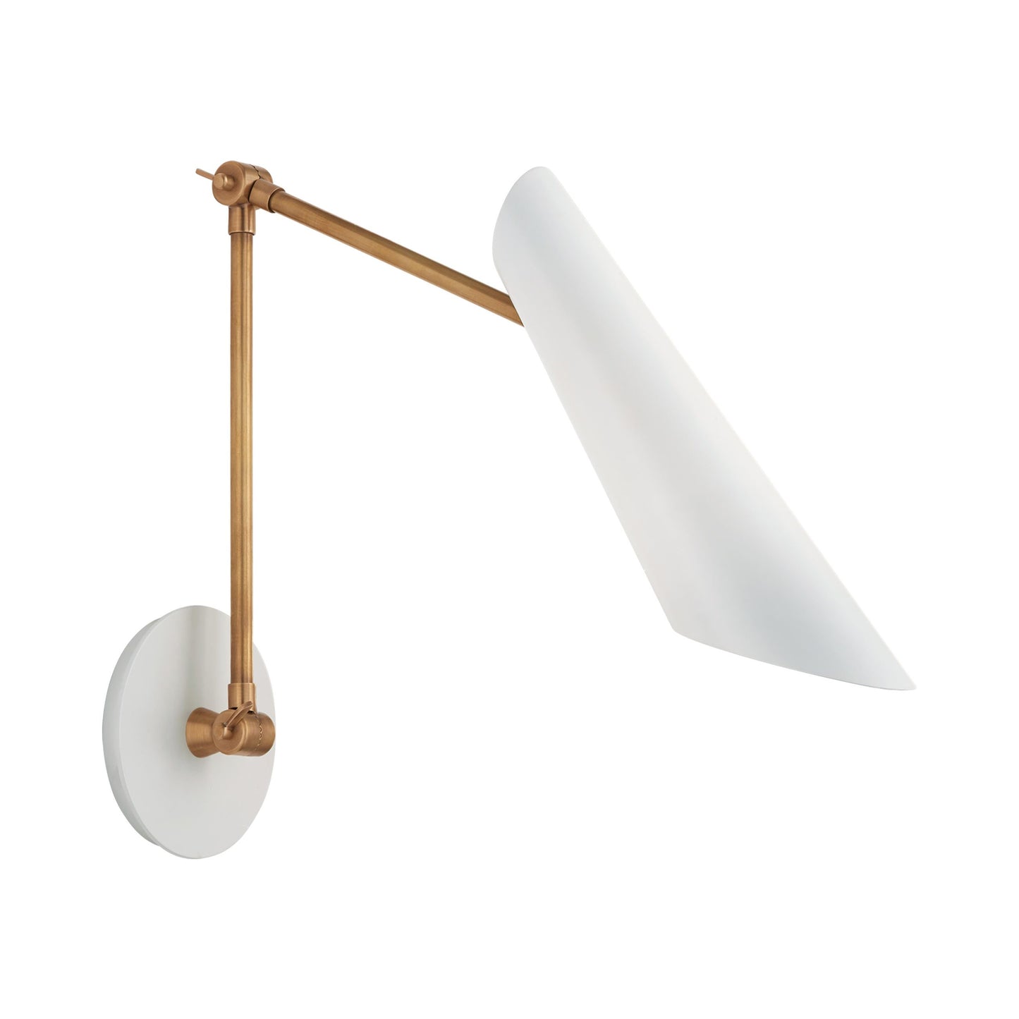 Franca Double LED Wall Light in White.