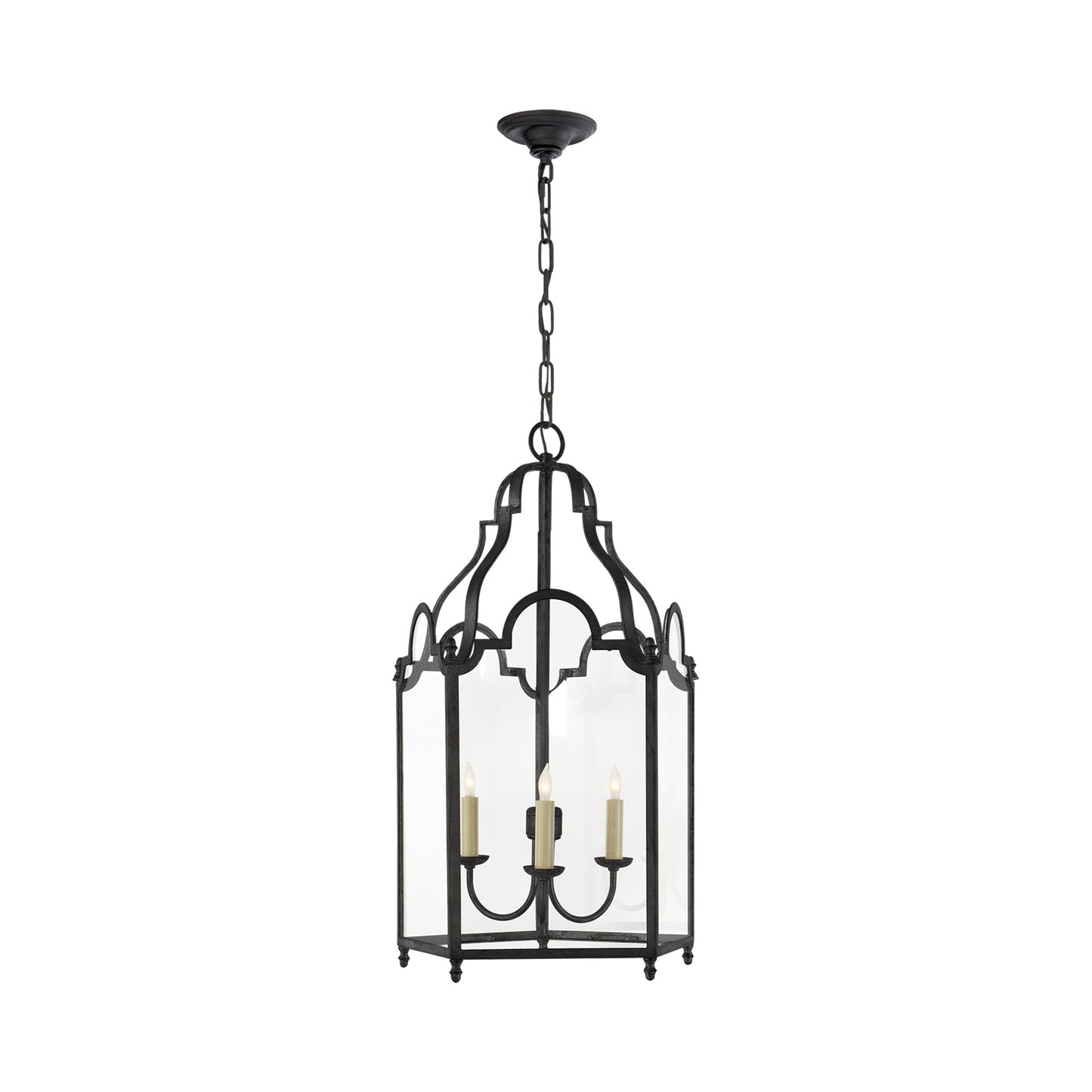 French Market Pendant Light in Blackened Rust (Medium).