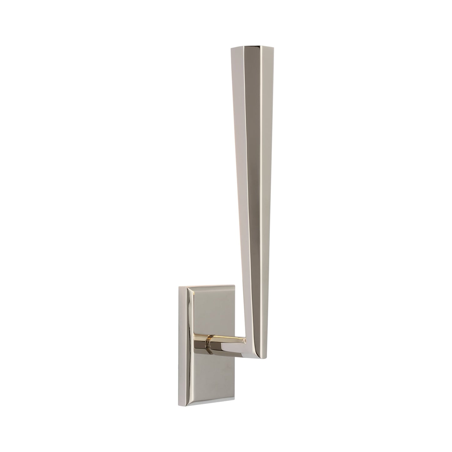 Galahad LED Wall Light in Polished Nickel.