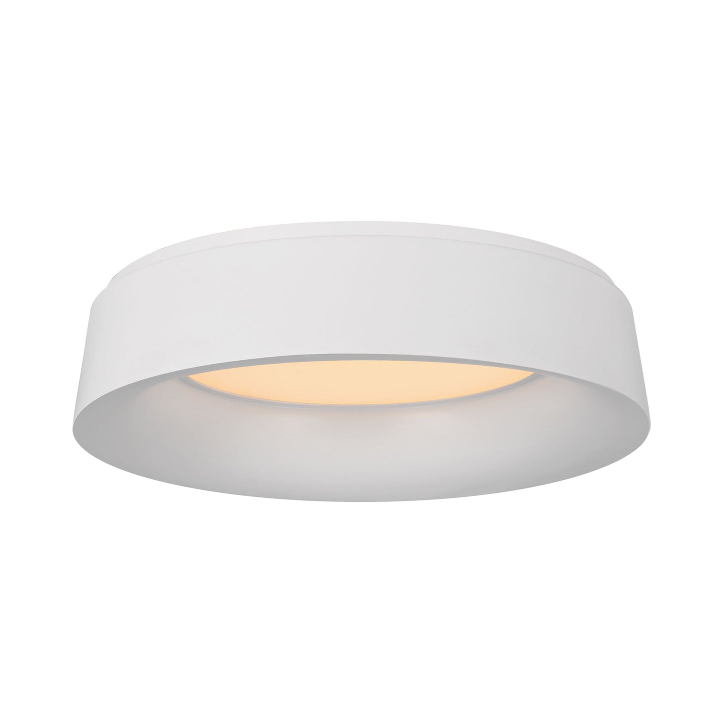 Halo LED Flush Mount Ceiling Light in Matte White (Large).