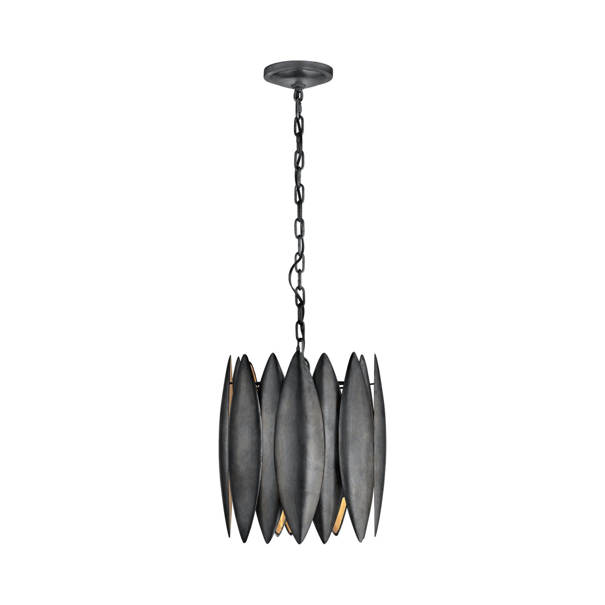Hatton Chandelier in Aged Iron (Small).
