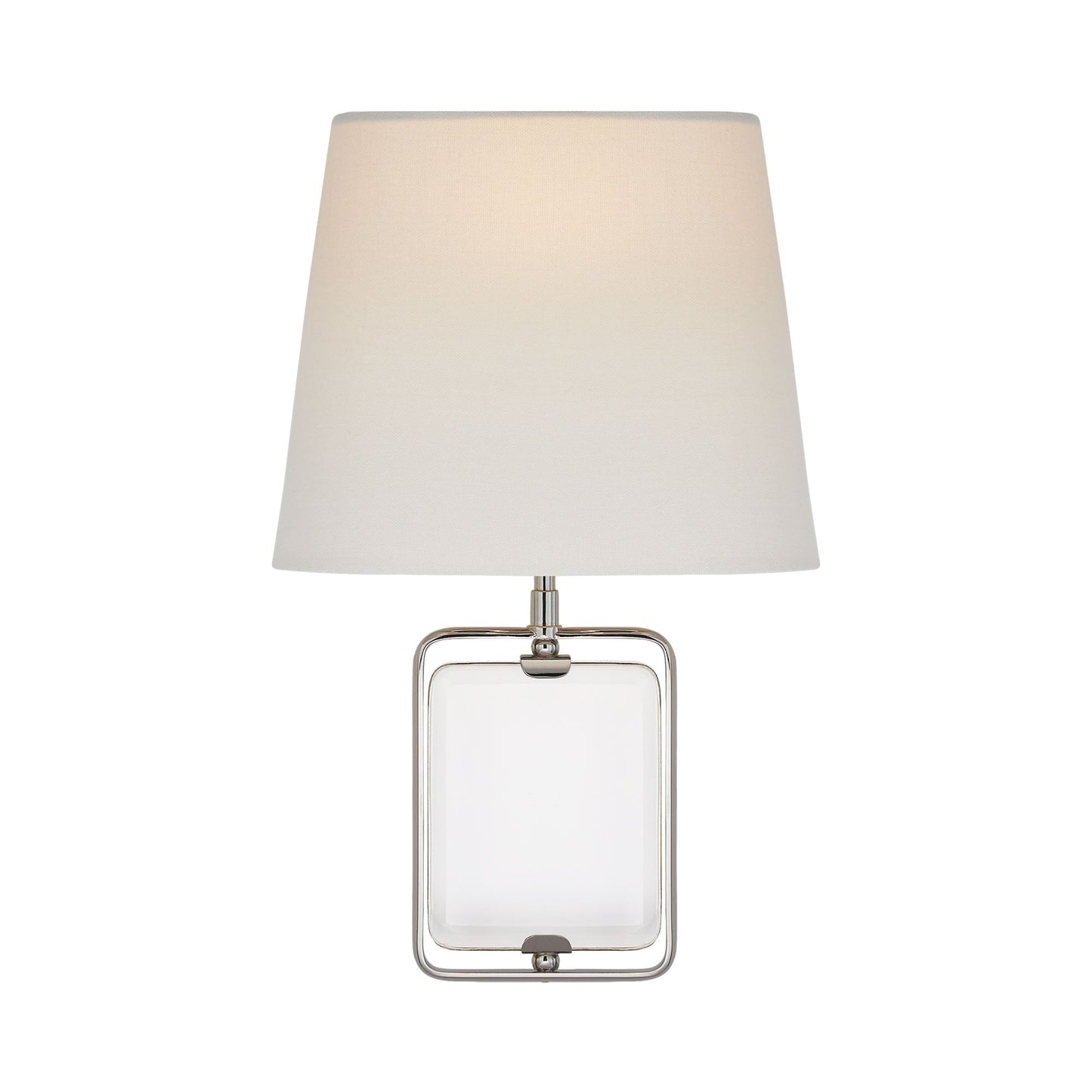 Henri Wall Light in Polished Nickel.