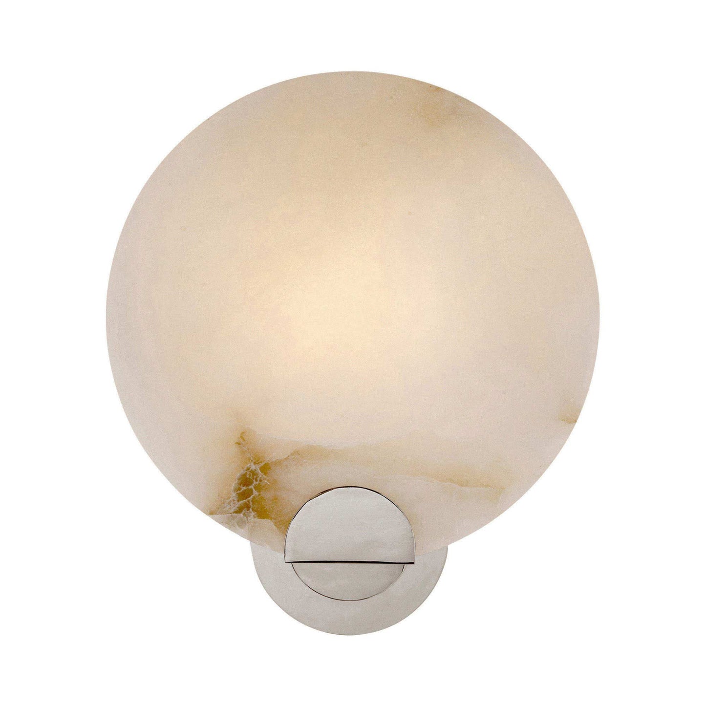 Iveala Wall Light in Polished Nickel.