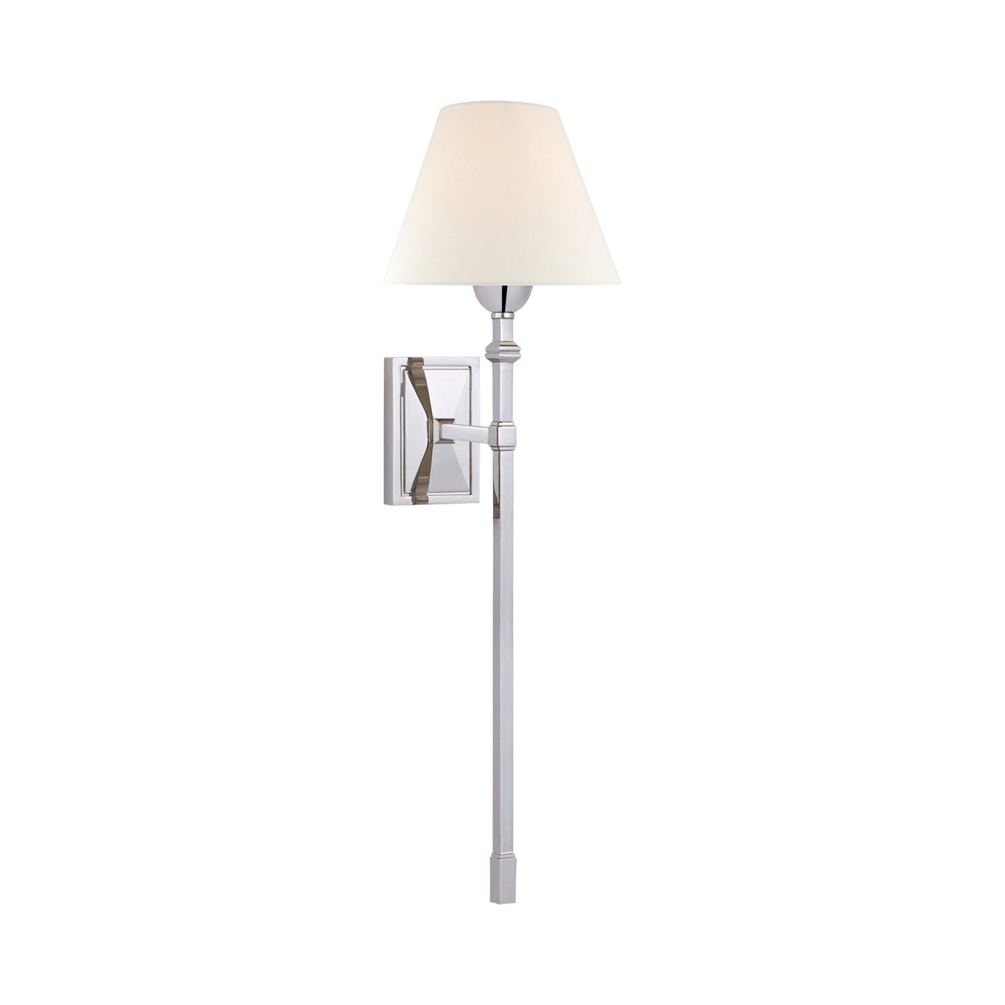 Jane Tail Wall Light in Polished Nickel (Large).
